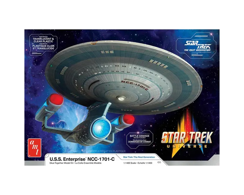 Amt 1/1400 Star Trek U.S.S. Enterprise Ncc-1701-C 1