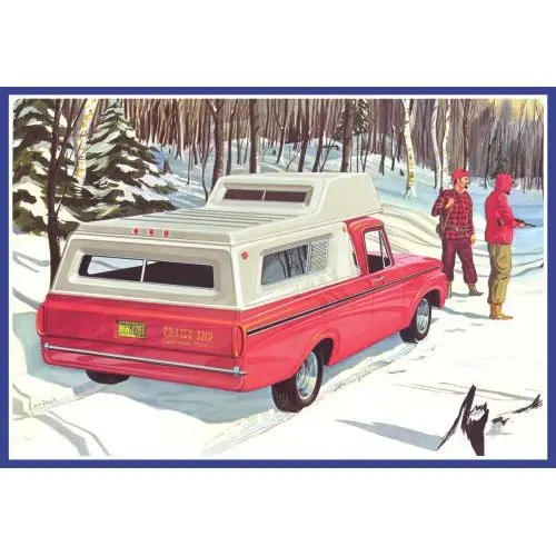 Amt 1/25 63 Ford F100 Camper 1
