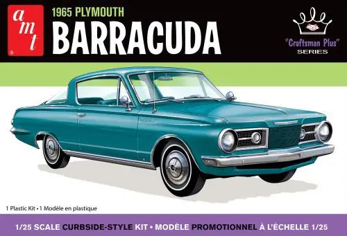 Amt 1965 Plymouth Barracuda Craftsman Plus 1:25 Scale Model Kit 1