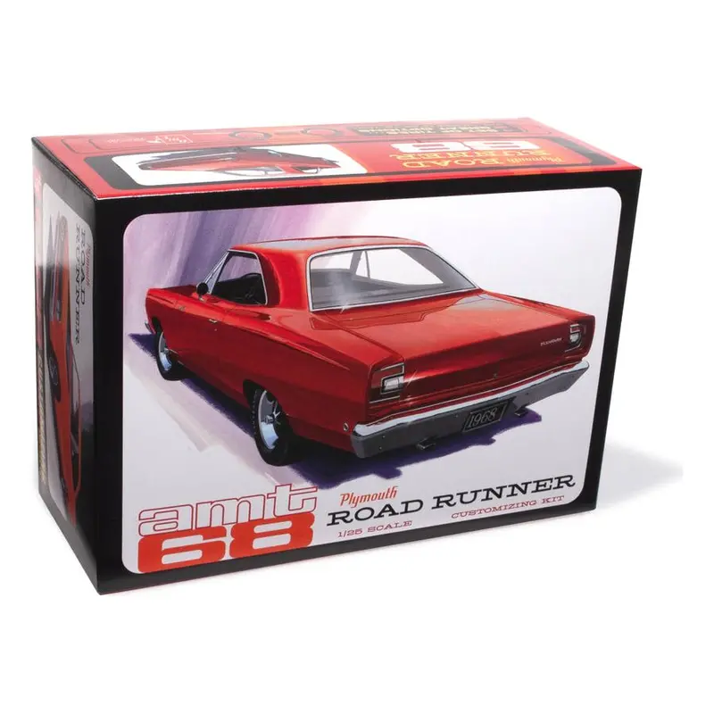 Amt 1968 Plymouth Road Runner Customizing Kit 1/25 Scale Model Kit 1