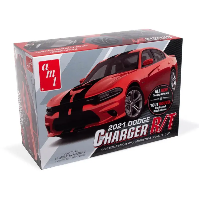 Amt 2021 Dodge Charger Rt 1/25 Scale Model Kit 1