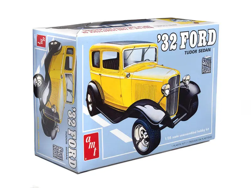Amt Skill 2 Model Kit 1932 Ford Tudor Sedan "Street Rods" Series 1/25 Scale Model 1
