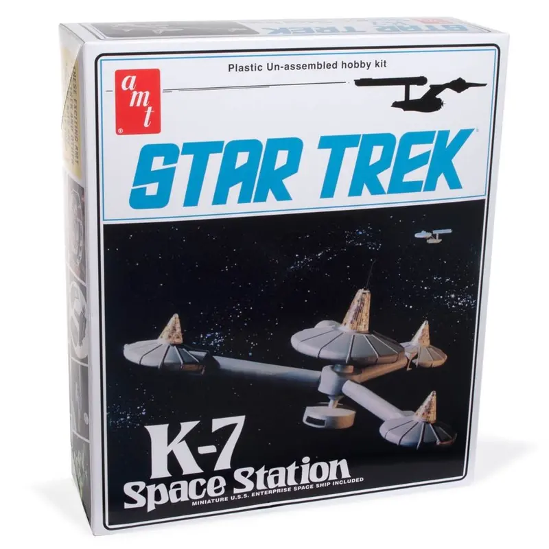 Amt Star Trek K-7 Space Station 1:7600 Scale Model Kit 1