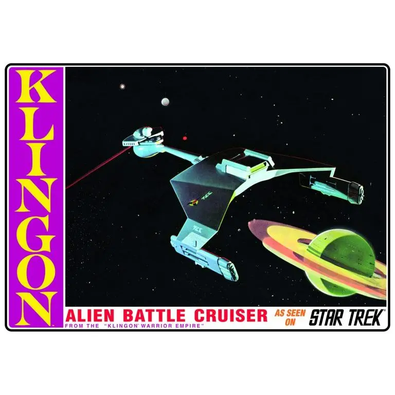 Amt Star Trek: The Original Series Klingon Battle Cruiser 1:650 Scale Model Kit 1