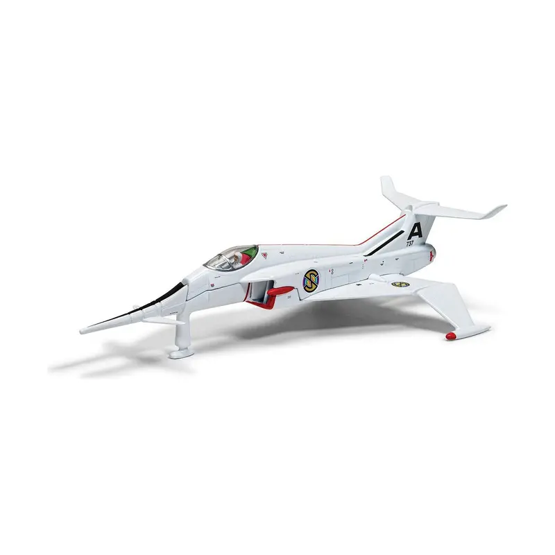 Angel Interceptor Aircraft "World Army Air Force" White "Captain Scarlet And The Mysterons" (1967-1968) Tv Series Diecast Model By Corgi 1