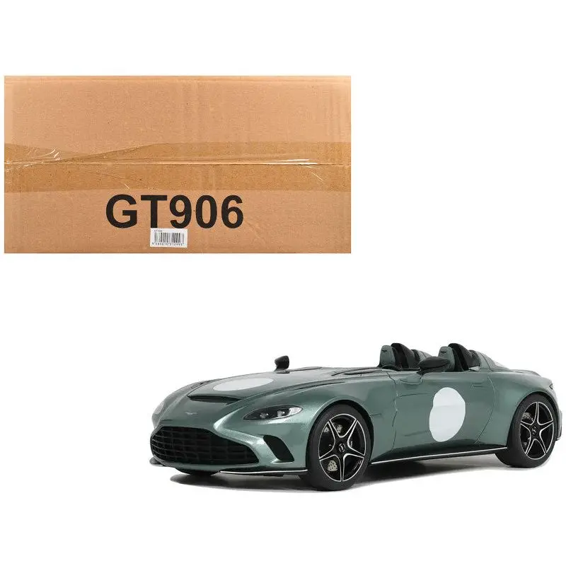 Aston Martin V12 Speedster Green Metallic 1/18 Model Car By Gt Spirit 1