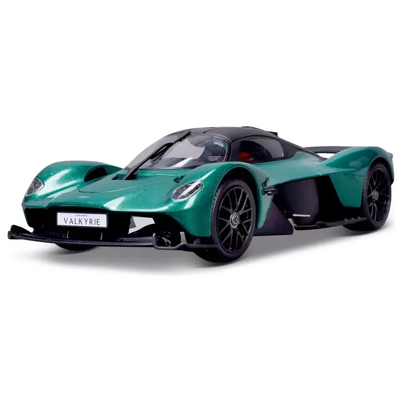 Aston Martin Valkyrie Green Metallic With Matt Black Top "Special Edition" Series 1/18 Diecast Model Car By Maisto 1