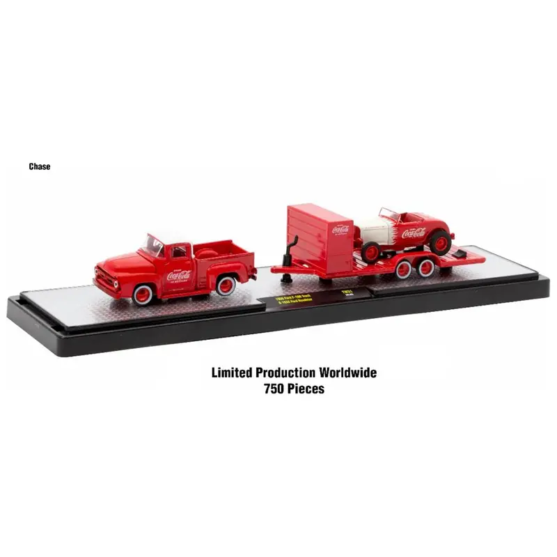 Auto Haulers "Coca-Cola" Set Of 3 Pieces Release 31 Limited Edition To 7250 Pieces Worldwide 1/64 Diecast Models By M2 Machines 1