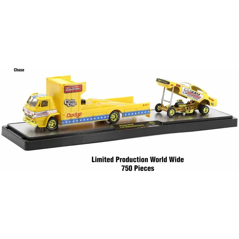 Auto Haulers Set Of 3 Trucks Release 72 Limited Edition To 9000 Pieces Worldwide 1/64 Diecast Models By M2 Machines 1