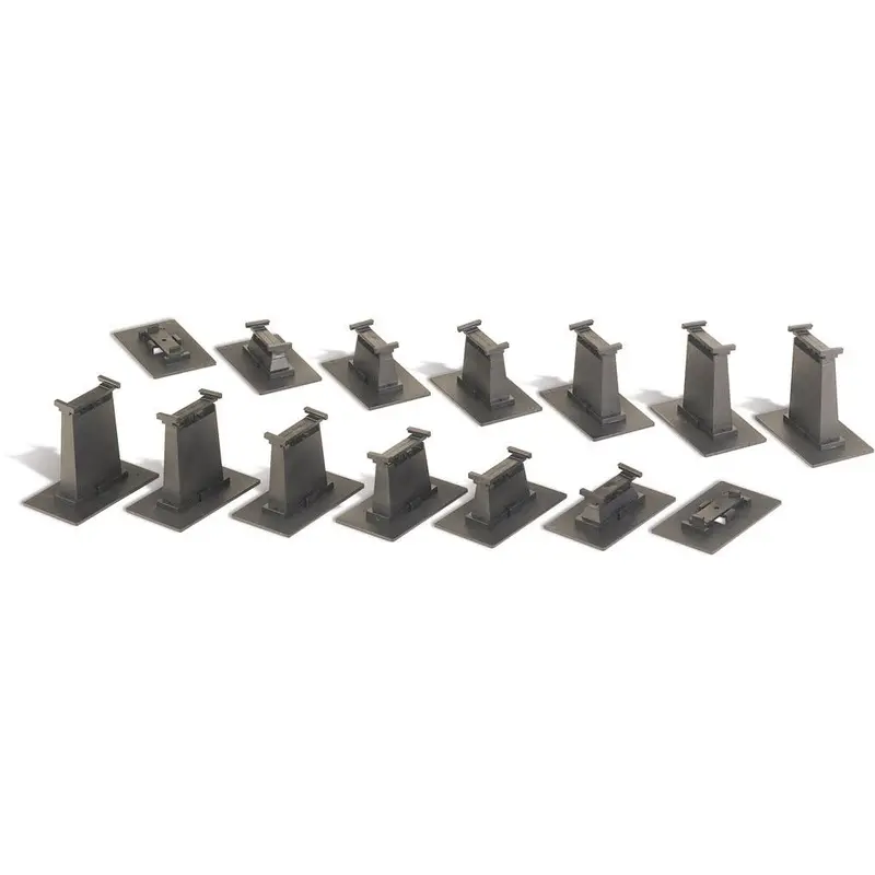 Bachmann 14-Piece Graduated Pier Set (Ho Scale) 1