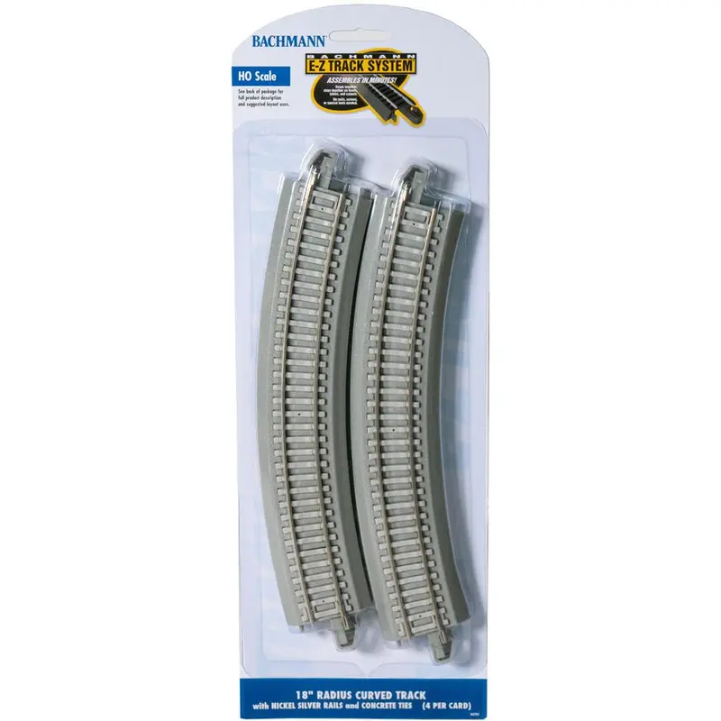 Bachmann 18" Radius Curved With Concrete Ties (Ho Scale) 1