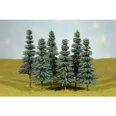Bachmann 5" - 6" Blue Spruce Trees 1