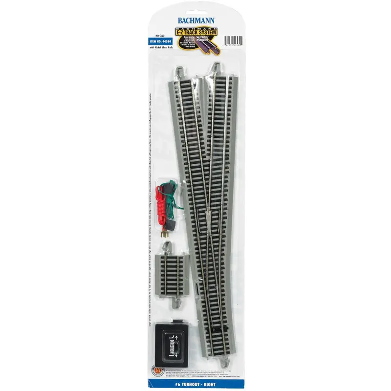 Bachmann #6 Turnout - Right (Ho Scale) 1