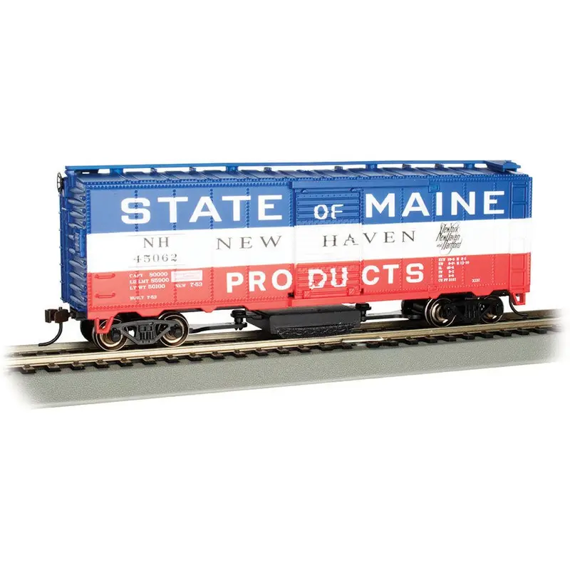 Bachmann New Haven - State Of Maine #45062 - Track-Cleaning 40' Box Car 1