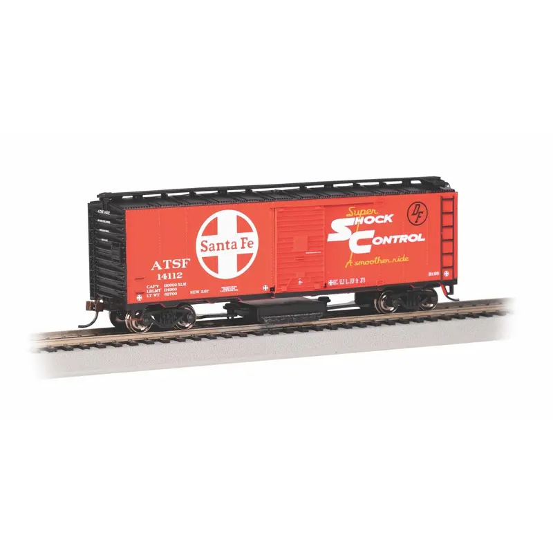 Bachmann Santa Fe #14112 - Track Cleaning 40' Box Car (Ho Scale) 1