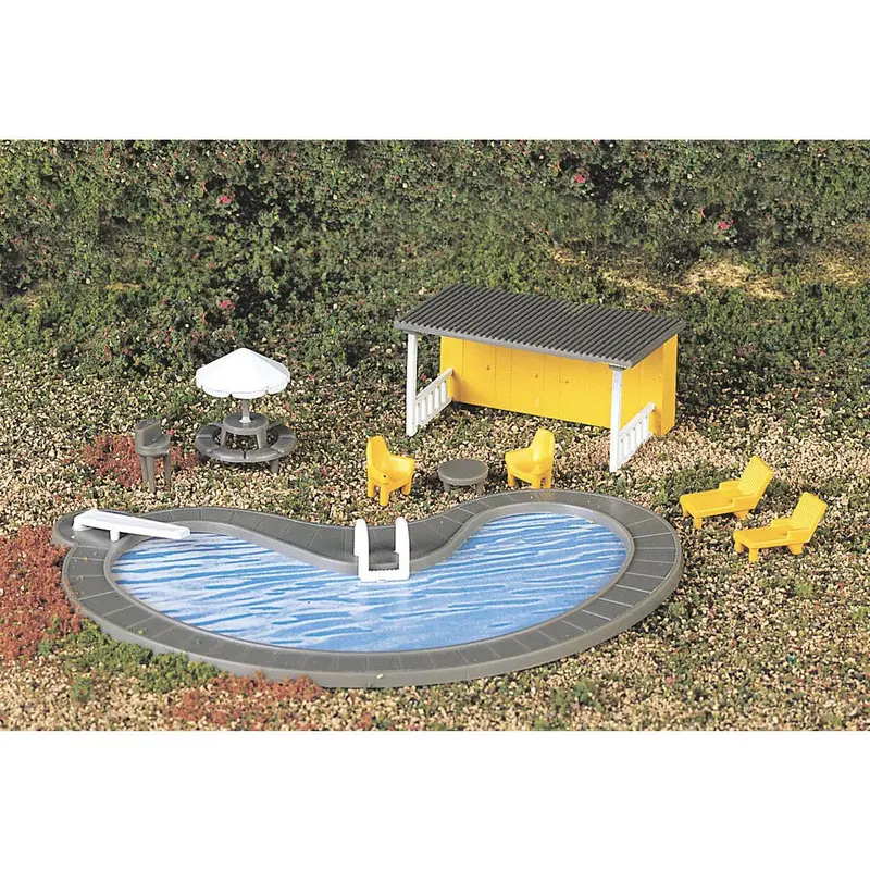 Bachmann Swimming Pool & Accessories (Ho Scale) 1