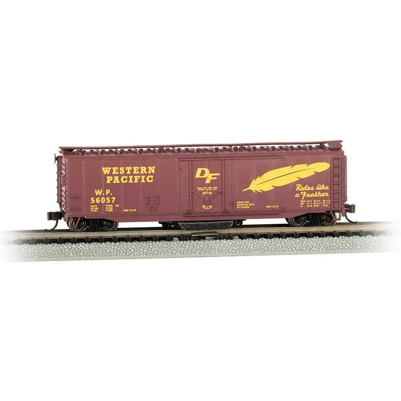 Bachmann Western Pacific™ #56057 - Track-Cleaning 50' Plug-Door Box Car 1