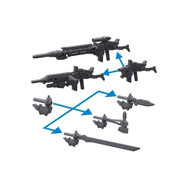 Bandai #02 30Mm 1/144 Option Weapon 1 For Portanova 1