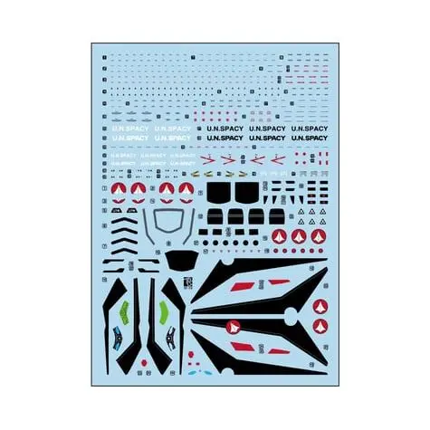 Bandai (2639670) Yf-19 Water Decals "Macross Plus" (Bag/6), Bandai Hobby Hg 1/100 1