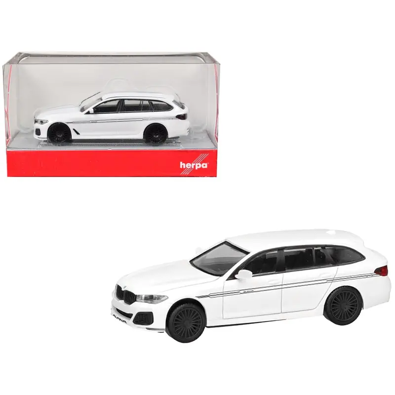Bmw Alpina B5 Touring White 1/87 (Ho) Plastic Model Car By Herpa 1