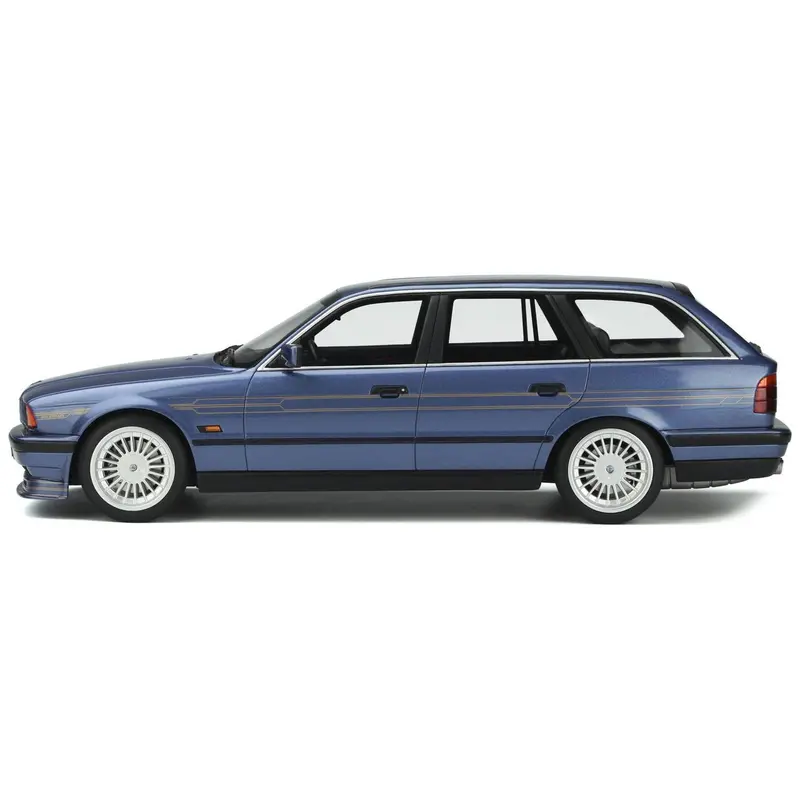 Bmw E34 Alpina B10 Touring Alpina Blue Metallic Limited Edition To 3000 Pieces Worldwide 1/18 Model Car By Otto Mobile 1