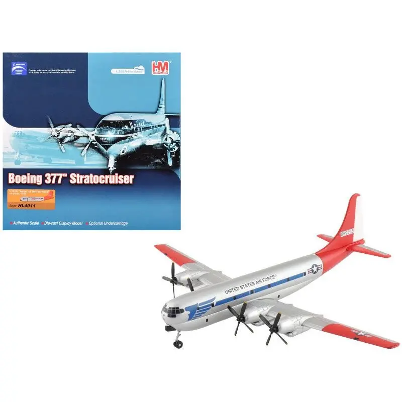 Boeing 377 C-97G Stratofreighter Transport Aircraft "45-59595 Angel Of Deliverance" United States Air Force "Airliner Series" 1/200 Diecast Model By Hobby Master 1