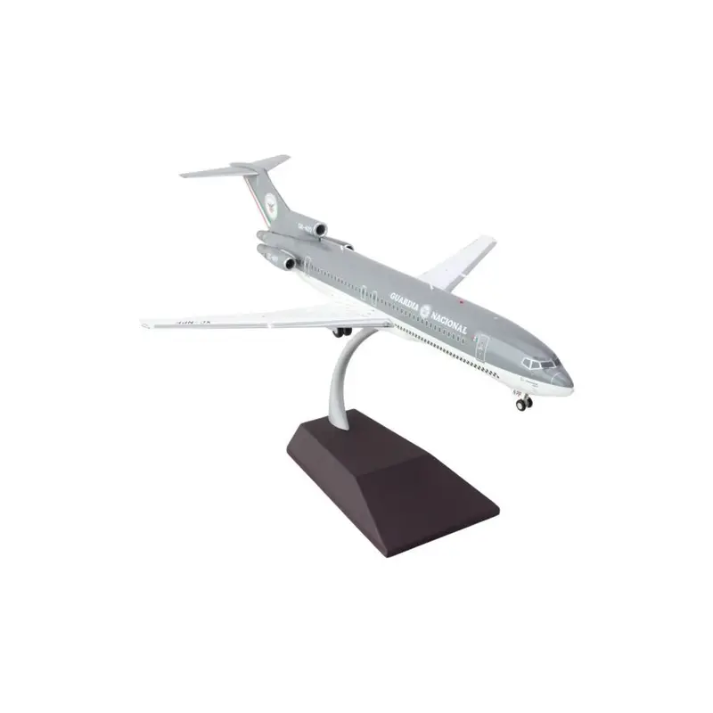 Boeing 727-200 Commercial Aircraft "Guardia Nacional (Mexican National Guard)" (Xc-Npf) Gray And White "Gemini 200" Series 1/200 Diecast Model Airplane By Geminijets 1