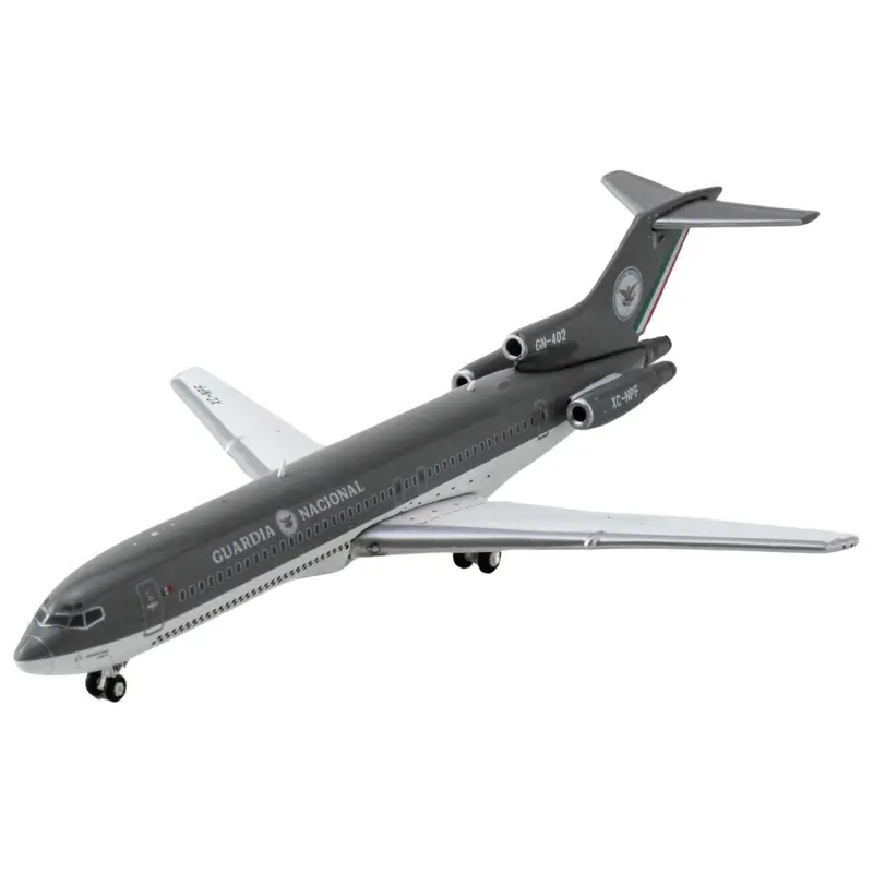 Boeing 727-200 Commercial Aircraft "Guardia Nacional - Mexico National Guard" (Xc-Npf/Gn-402) Gray 1/400 Diecast Model Airplane By Geminijets 1
