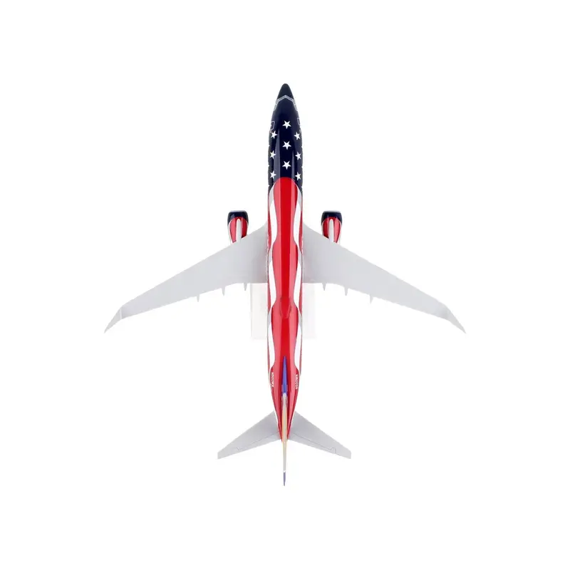 Boeing 737-800 Commercial Aircraft "Southwest Airlines - Freedom One" (N500wr) Usa Flag Livery (Snap-Fit) 1/130 Plastic Model By Skymarks 1