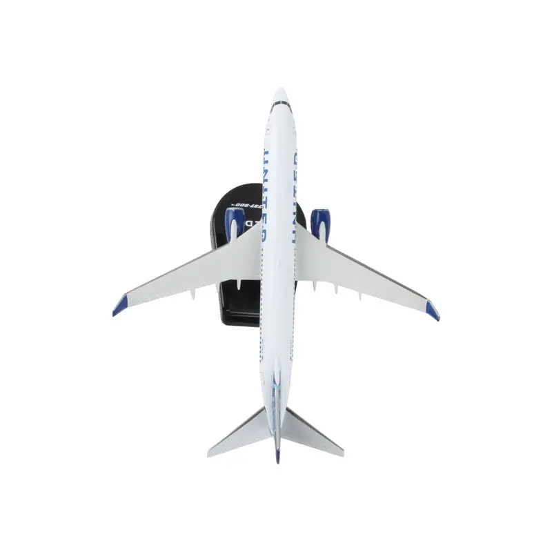Boeing 737-800 Next Generation Commercial Aircraft "United Airlines" 1/300 Diecast Model Airplane By Postage Stamp 1