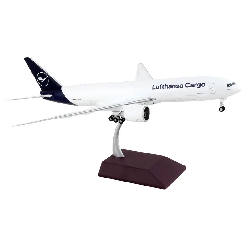 Boeing 777F Commercial Aircraft "Lufthansa Cargo" White With Blue Tail "Gemini 200" Series 1/200 Diecast Model Airplane By Geminijets 1