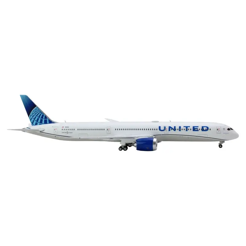 Boeing 787-10 Dreamliner Commercial Aircraft "United Airlines" (N13014) White With Blue Tail 1/400 Diecast Model Airplane By Geminijets 1