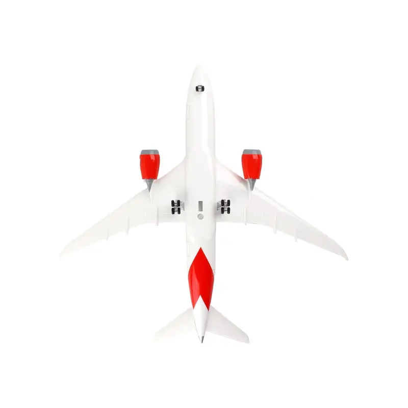 Boeing 787-8 Commercial Aircraft With Landing Gear "Avianca Colombia" White With Orange Tail (Snap-Fit) 1/200 Plastic Model By Skymarks 1