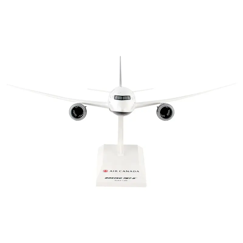 Boeing 787-8 Dreamliner Commercial Aircraft "Air Canada" (C-Ghpq) White With Black Tail (Snap-Fit) 1/200 Plastic Model By Skymarks 1