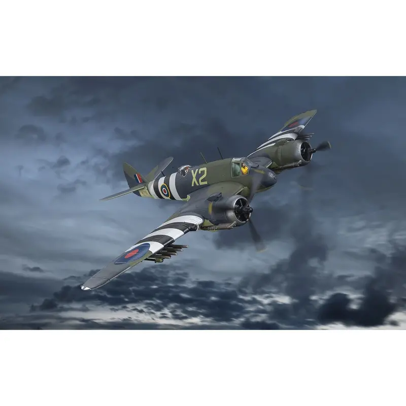 Bristol Beaufighter Tf.X Fighter Aircraft "Ne775/X2 455 Squadron Raf Langham Norfolk" (1944) British Royal Air Force "The Aviation Archive" Series 1/72 Diecast Model By Corgi 1