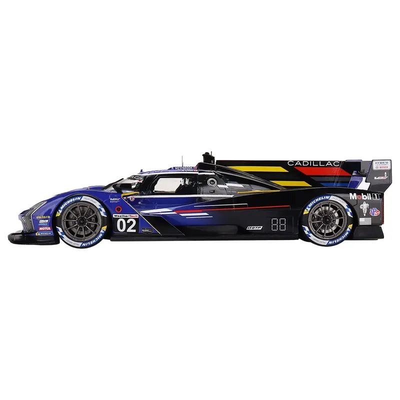 Cadillac V-Series.R #02 Earl Bamber - Alex Lynn - Richard Westbrook "Cadillac Racing" Gtp Imsa "24 Hours Of Daytona" (2023) 1/18 Model Car By Top Speed 1