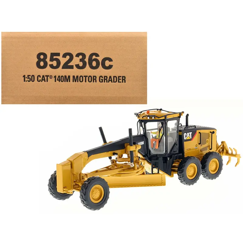 Cat Caterpillar 140M Motor Grader With Operator "Core Classics Series" 1/50 Diecast Model By Diecast Masters 1