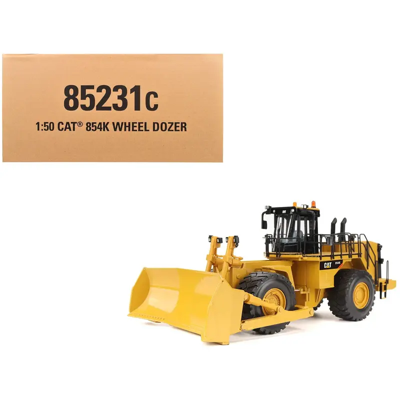 Cat Caterpillar 854K Wheel Loader Yellow "Core Classics Series" 1/50 Diecast Model By Diecast Masters 1