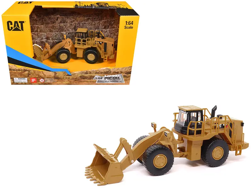 Cat Caterpillar 988H Wheel Loader Yellow 1/64 Diecast Model By Diecast Masters 1