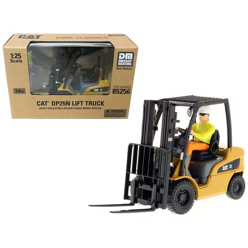 Cat Caterpillar Dp25n Dp/Gp15-35N Range Lift Truck With Operator "Core Classics Series" 1/25 Diecast Model By Diecast Masters 1