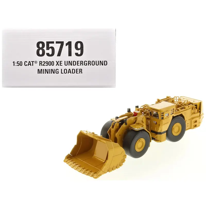 Cat Caterpillar R2900 Xe Underground Mining Loader Yellow "High Line Series" 1/50 Diecast Model By Diecast Masters 1