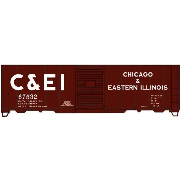 C&Ei 40' Steel Boxcar 1