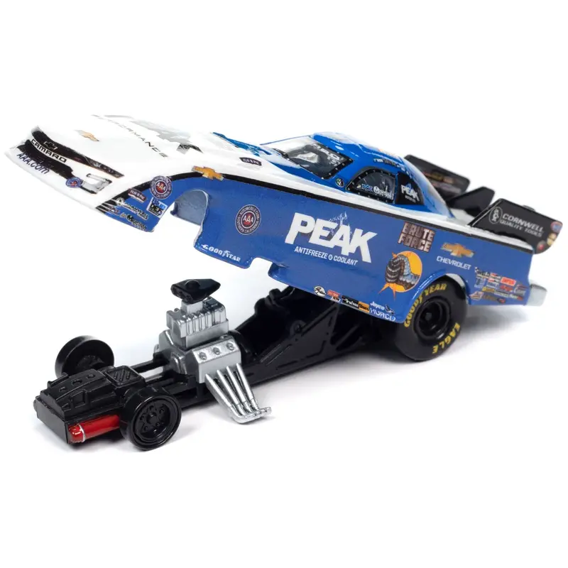 Chevrolet Camaro Ss Nhra Funny Car John Force "Brute Force Peak" (2021) "John Force Racing" "Racing Champions Mint 2023" Release 1 Limited Edition To 2596 Pieces Worldwide 1/64 Diecast Model Car By Racing Champions 1
