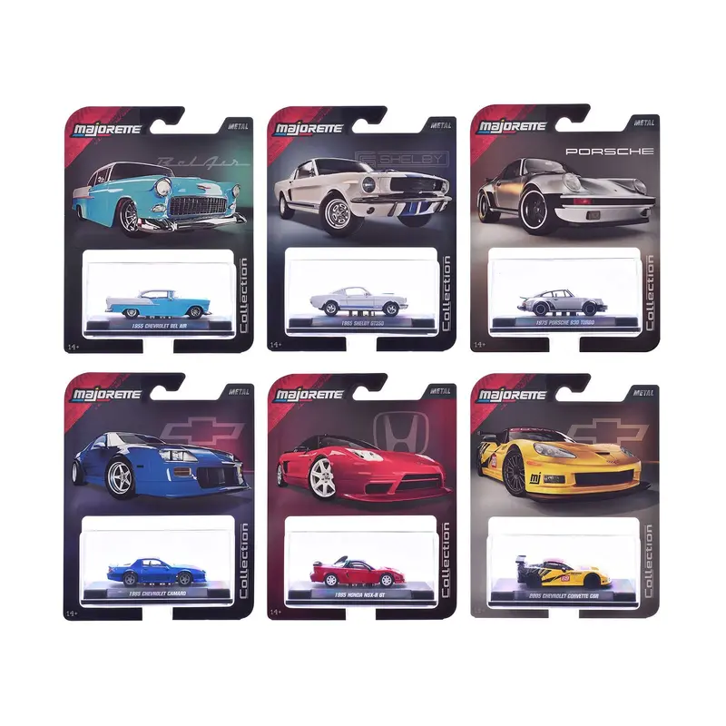 Collector Series Wave 1 2025 Set Of 6 Pieces 1/64 Diecast Model Cars By Majorette 1