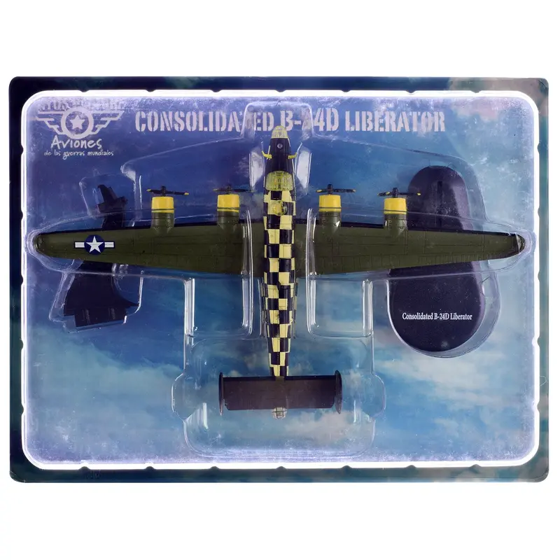 Consolidated B-24D Liberator Aircraft "You Cawn't Miss It 448Th Bombardment Group 8Th Air Force" (1944) British Royal Air Force 1/144 Diecast Model Airplane By Mitos Del Aire 1