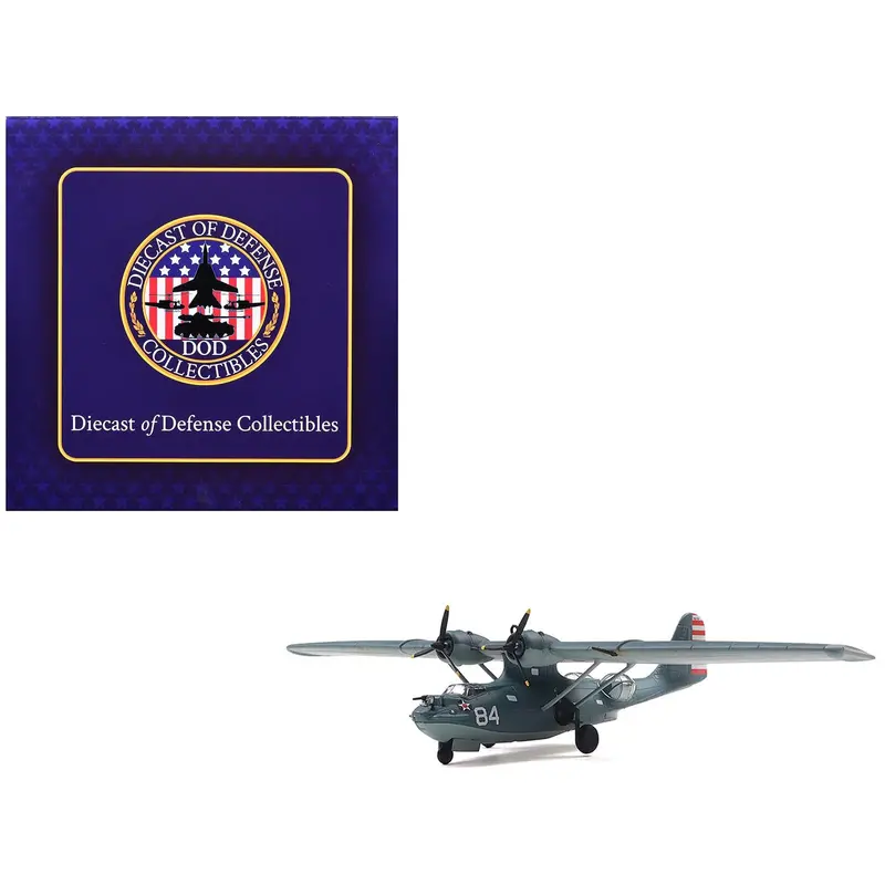 Consolidated Pby-5A Catalina Aircraft "United States Navy" 1/144 Diecast Model By Diecast Of Defense 1