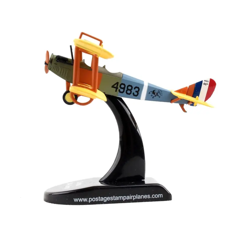 Curtiss Jn4 "Jenny" Biplane Aircraft "United States Army Air Service" 1/100 Diecast Model Airplane By Postage Stamp 1