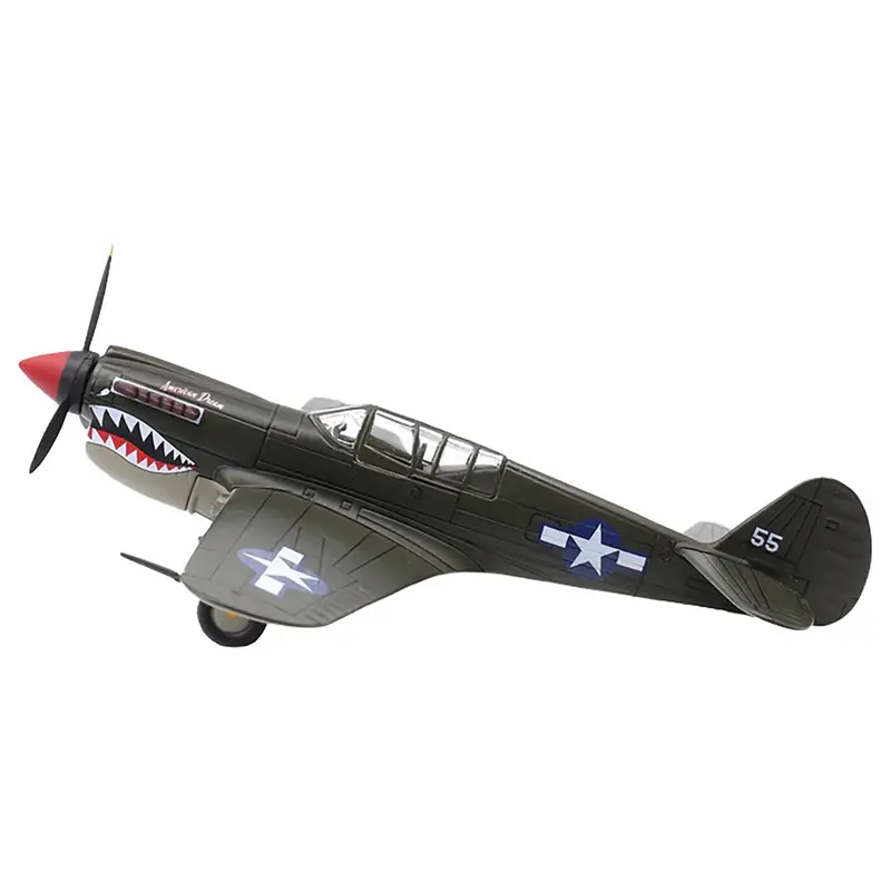 Curtiss P-40N Warhawk Fighter Aircraft "American Dream National Warplane Museum" United States Army Air Forces 1/72 Diecast Model By Militaria Die Cast 1