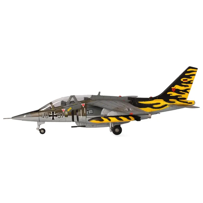 Dassault Alpha Jet A Aircraft "40+57 Fighter-Bomber Wing 43 Jabog 43 Oldenburg Air Base Nato Tiger Meet 1991" German Luftwaffe "Military" Series 1/72 Diecast Model Airplane By Herpa 1