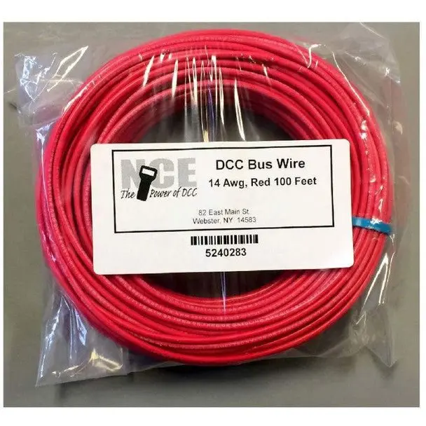Dcc Main Bus Wire Red 50' 1